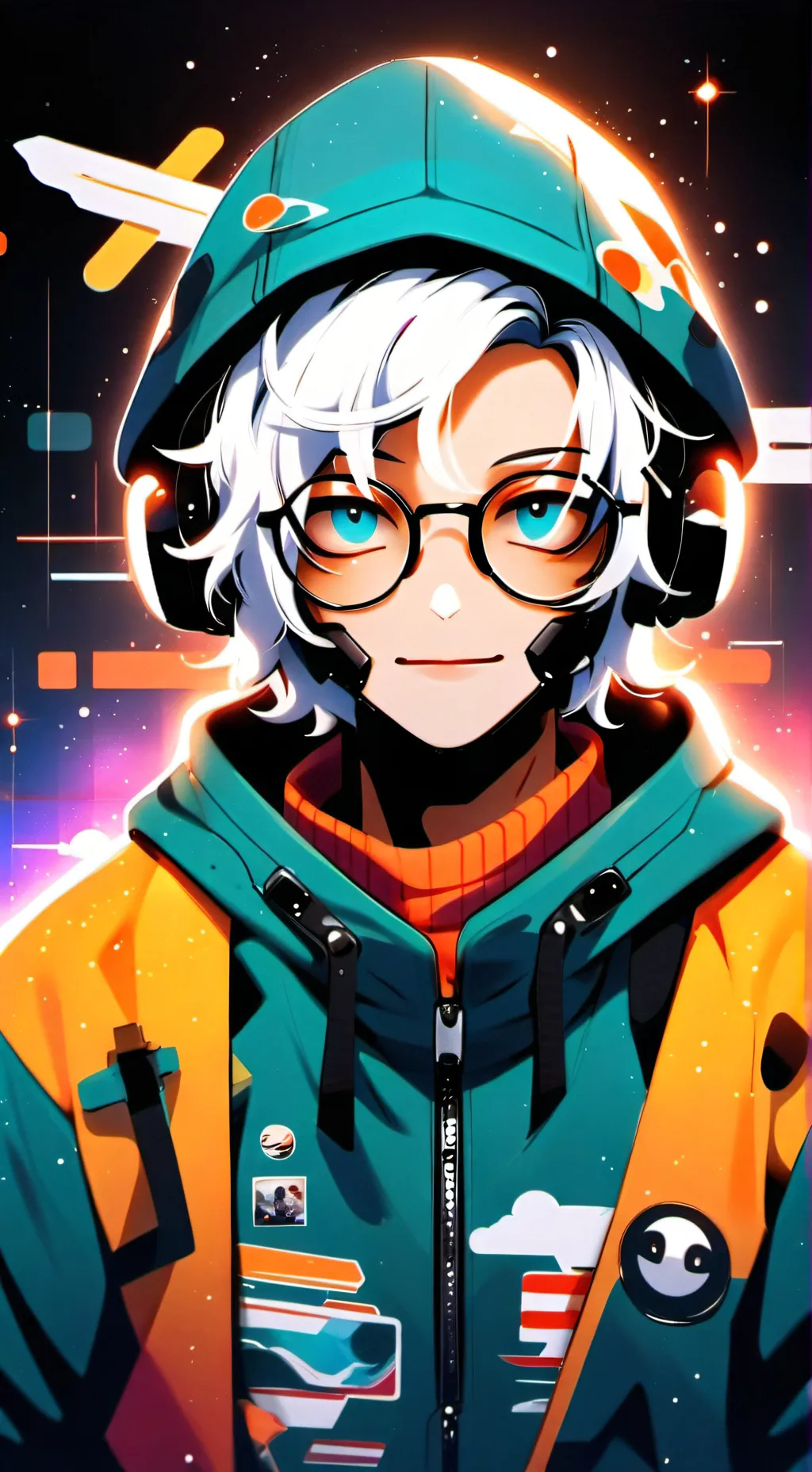 ai character: Dr. AeroMeme background