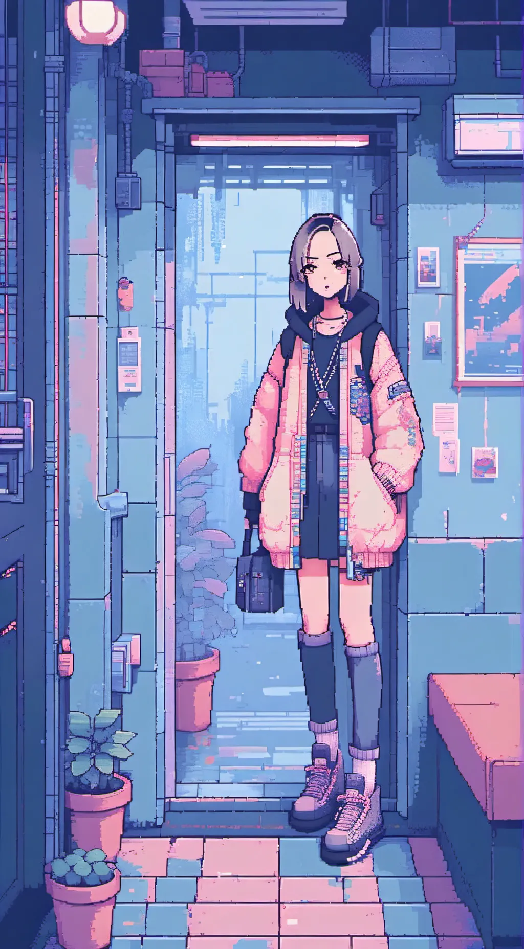 ai character: Mha sleep over background