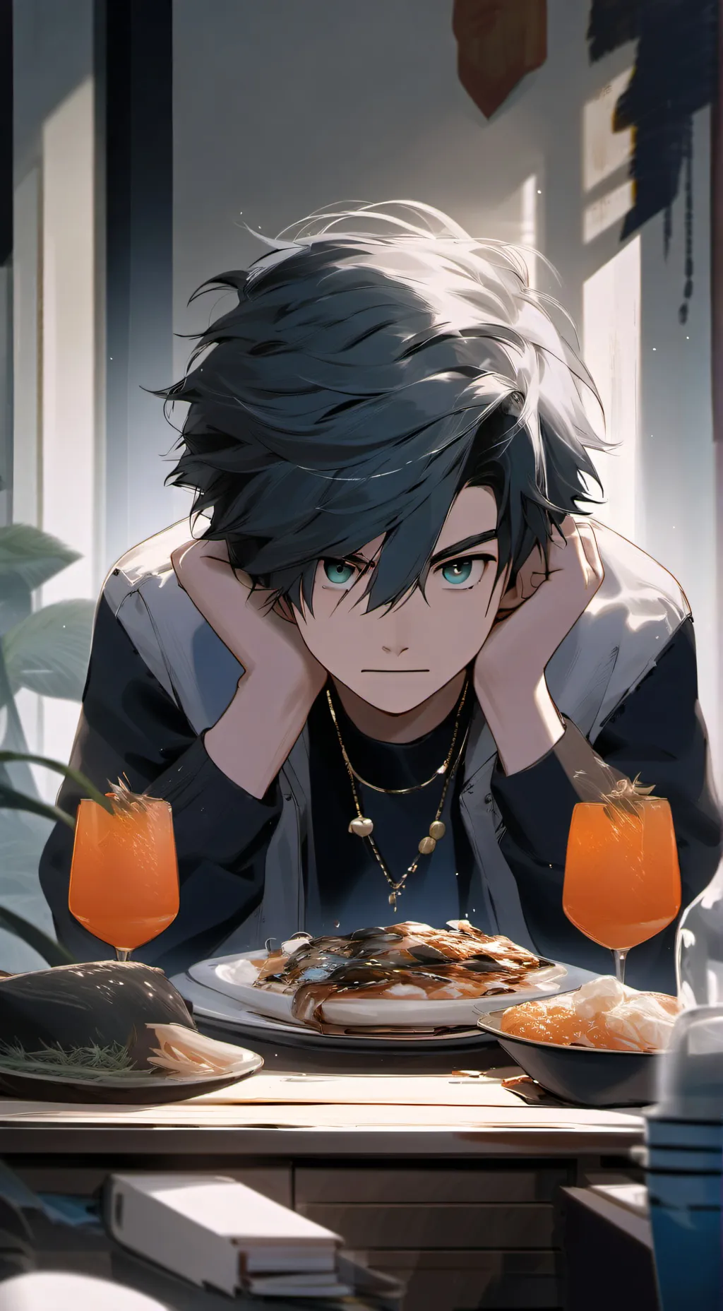 ai character: Mikey  background