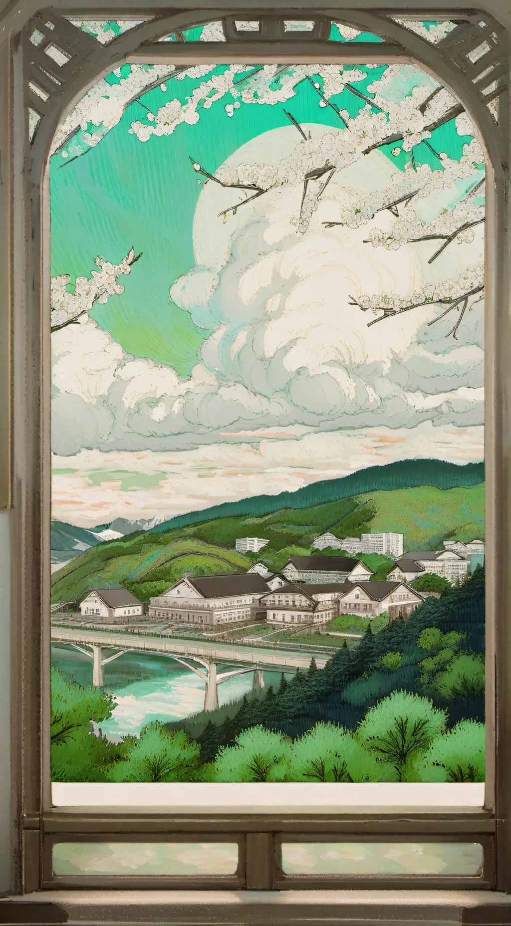 ai character: fpe highschool jap background