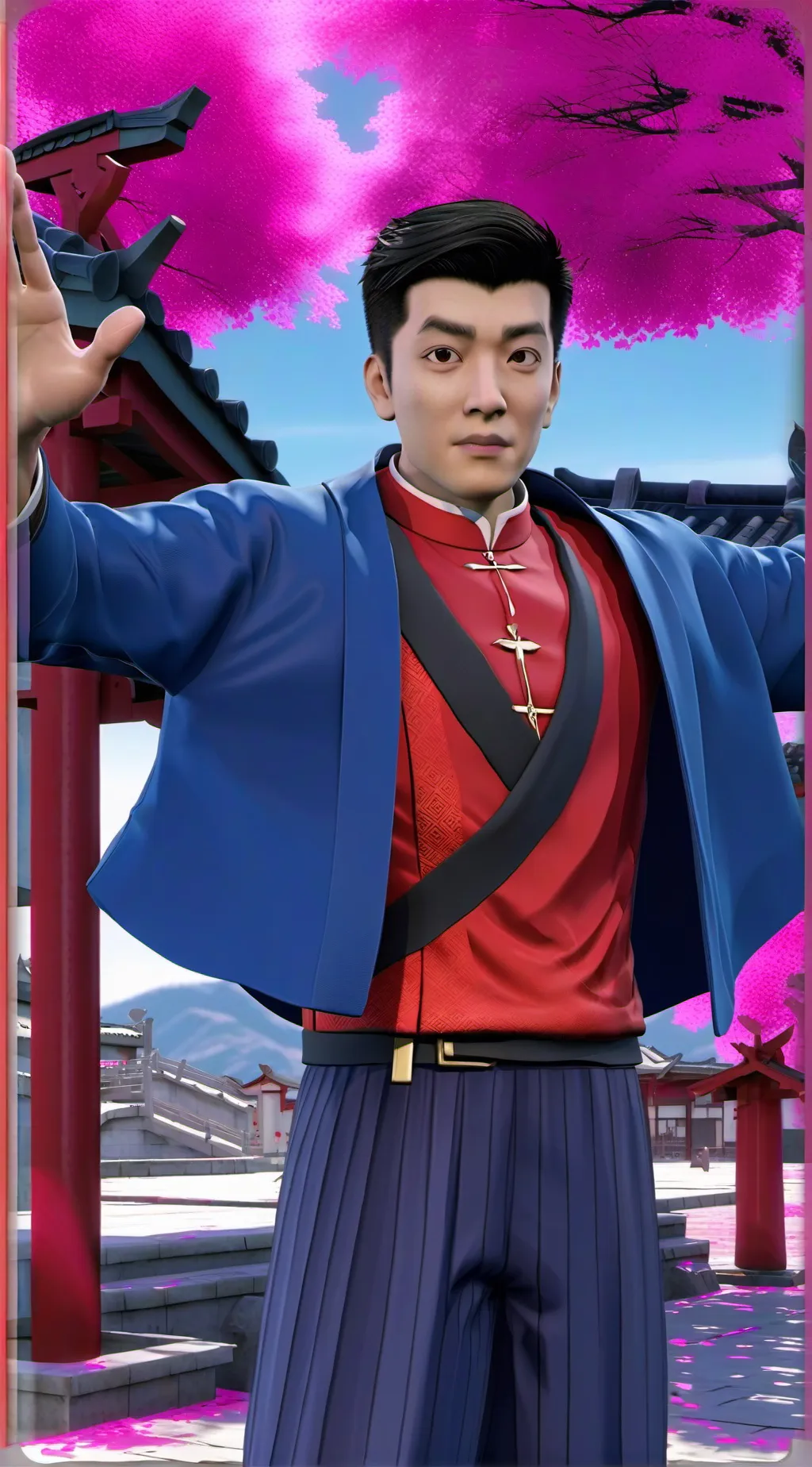 ai character: Asian dad background