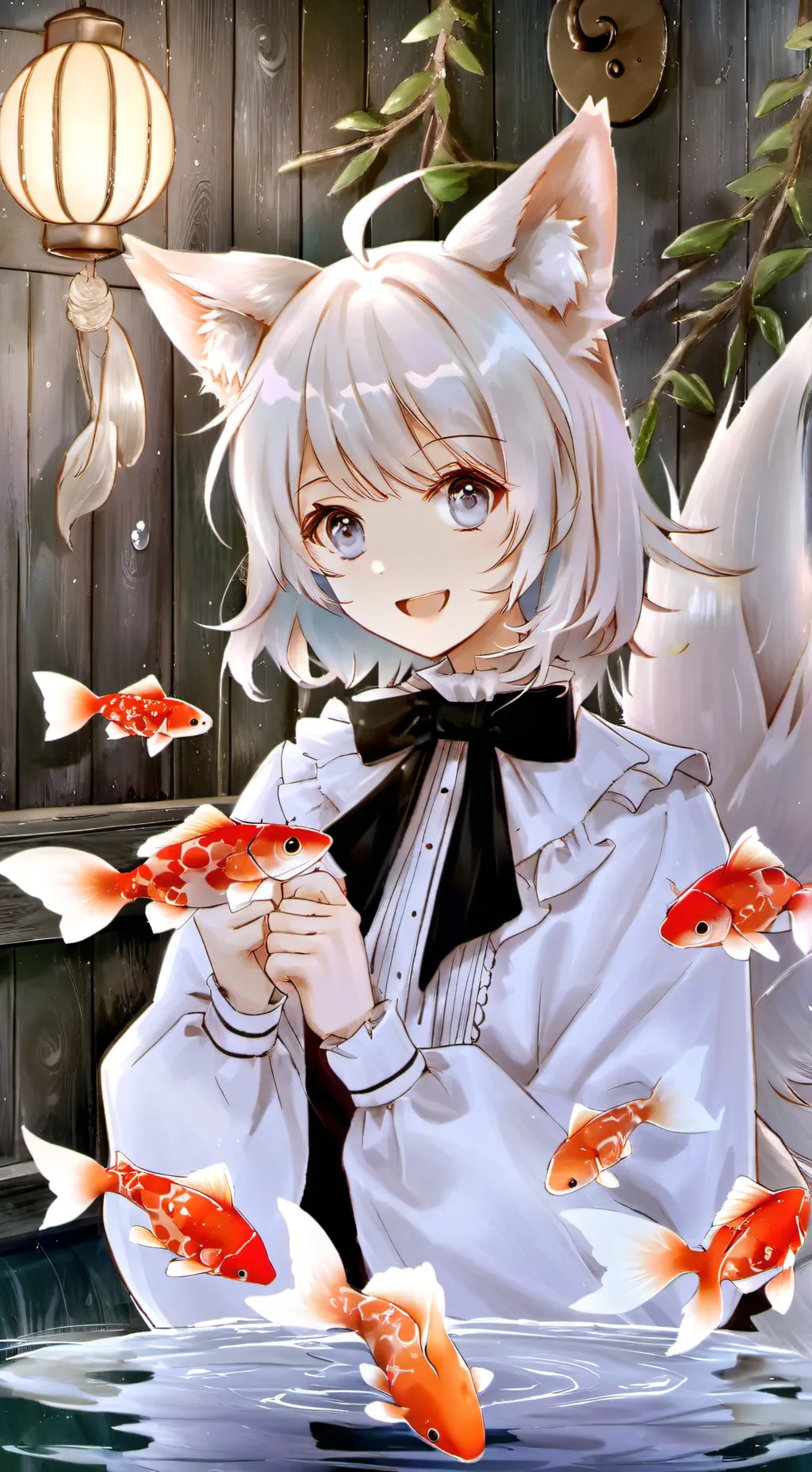 ai character: Trout Spirit Paws background