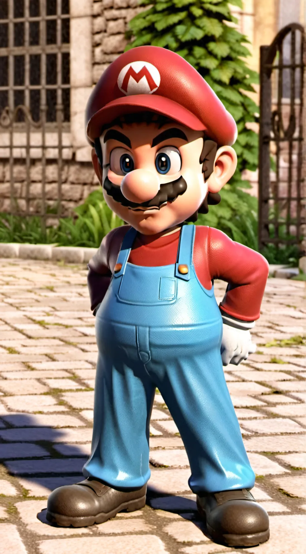 ai character: Mario background