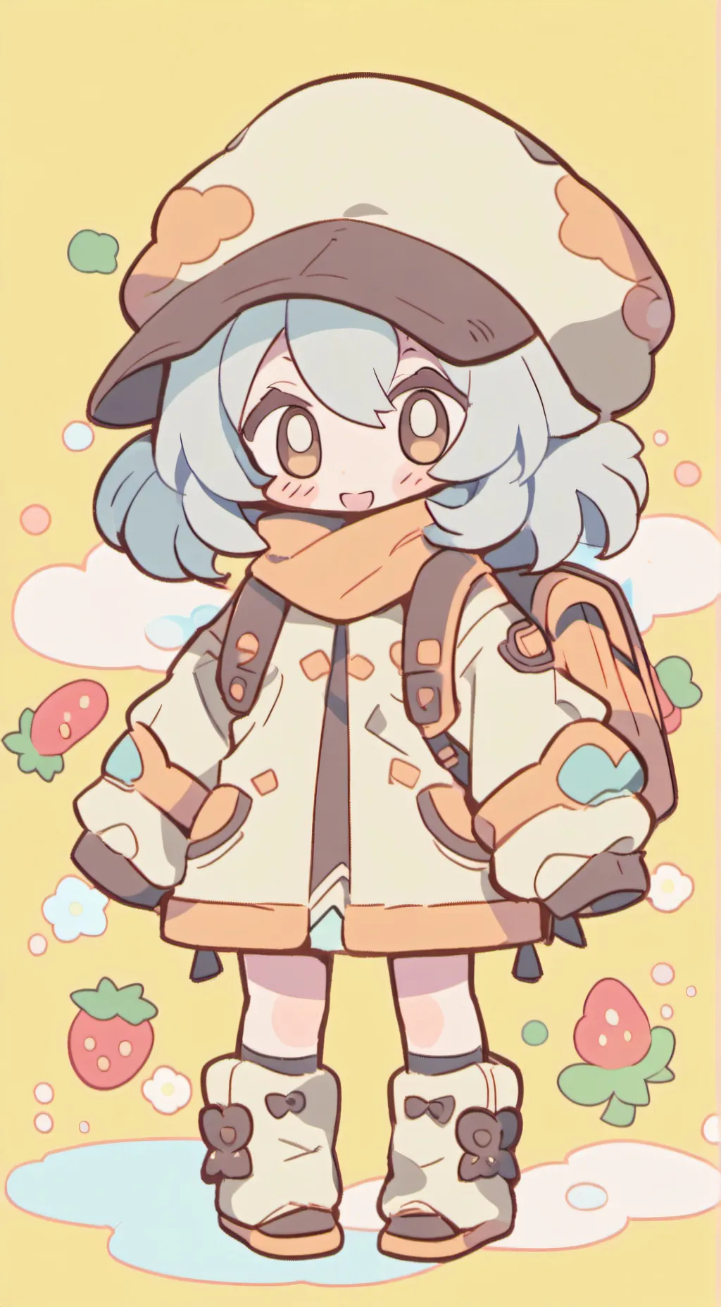 ai character: Dandys world WP background