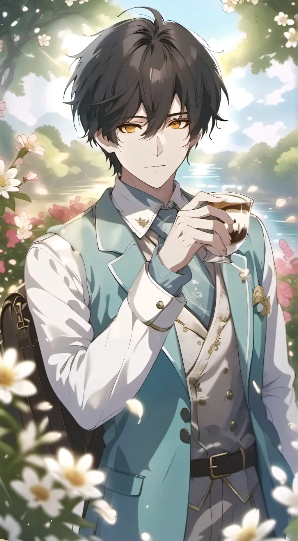 ai character: Лиан  background