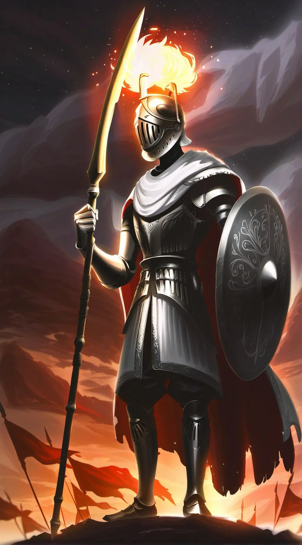 ai character: SPEARTHON background