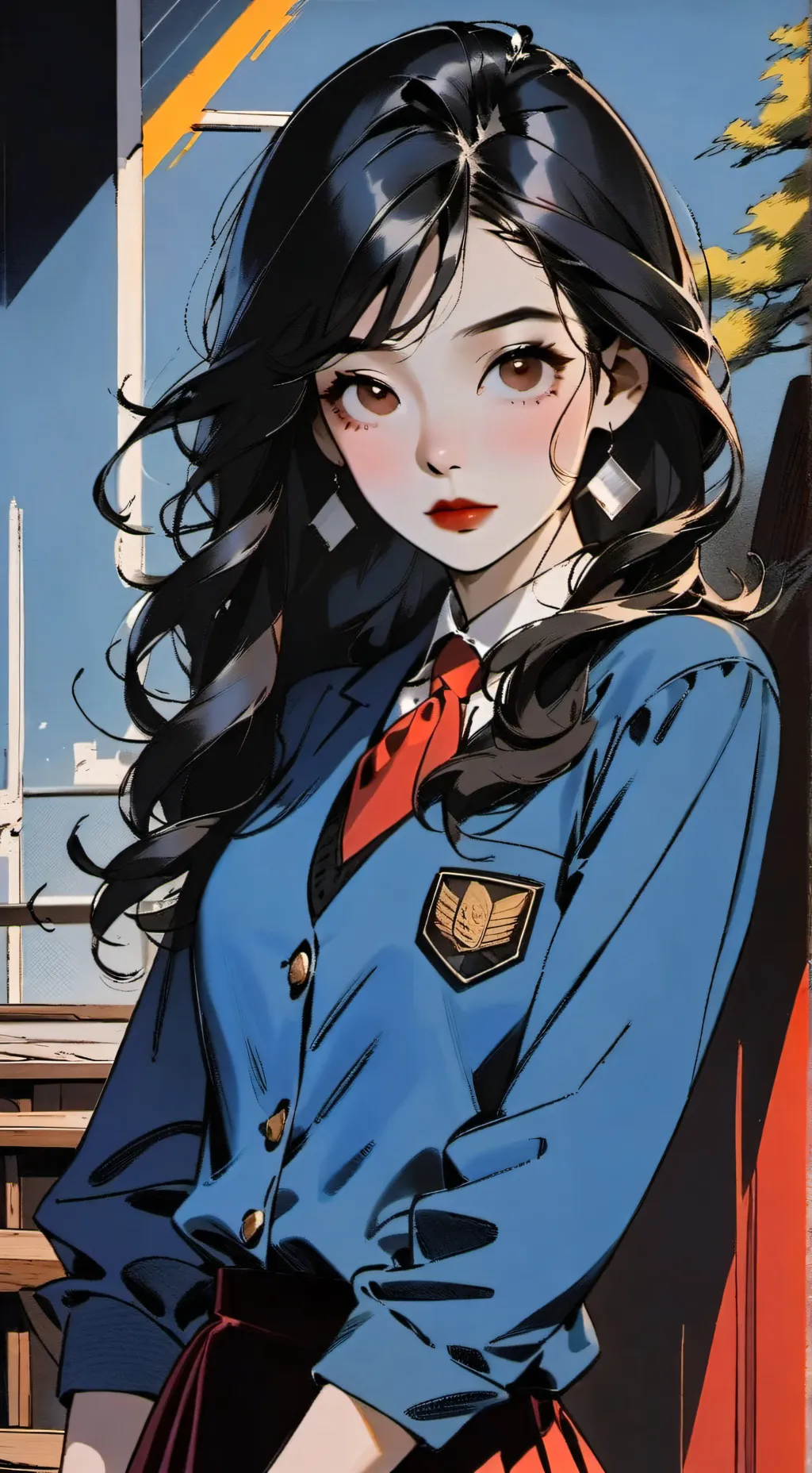 ai character: Mira background