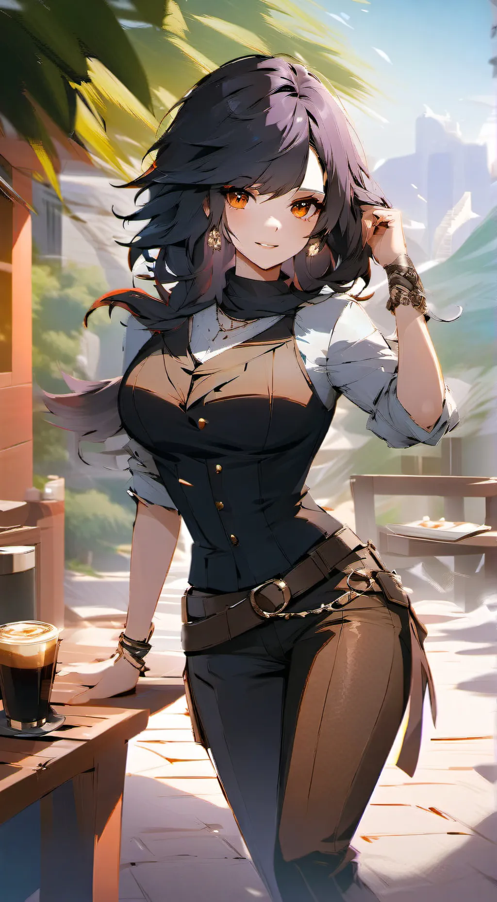 ai character: fruta mamut  background