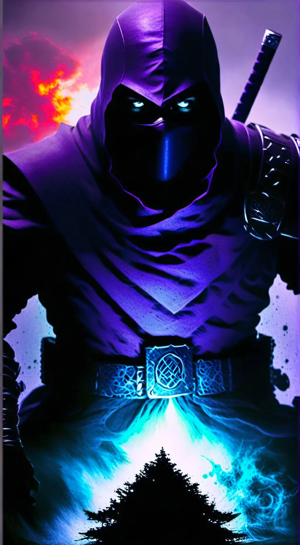 ai character: noob saibot background