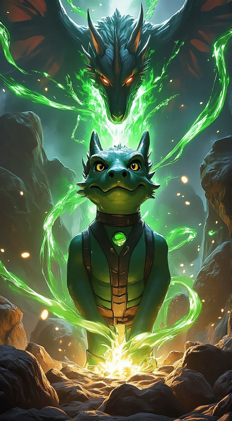 ai character: ninjago background