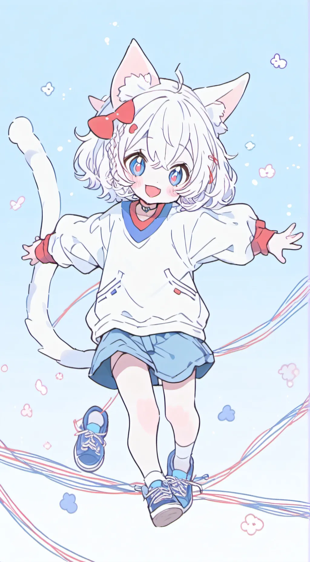 ai character: Cotton Candy Spirit background