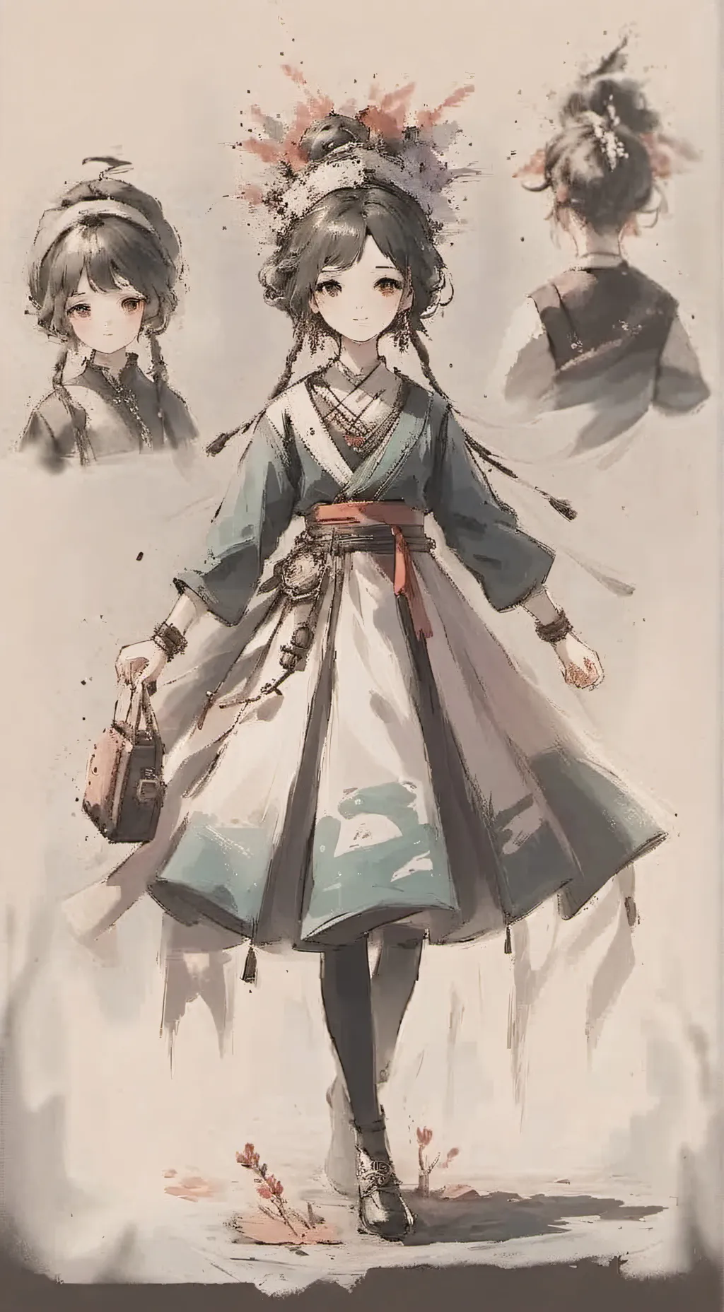 ai character: Game three background