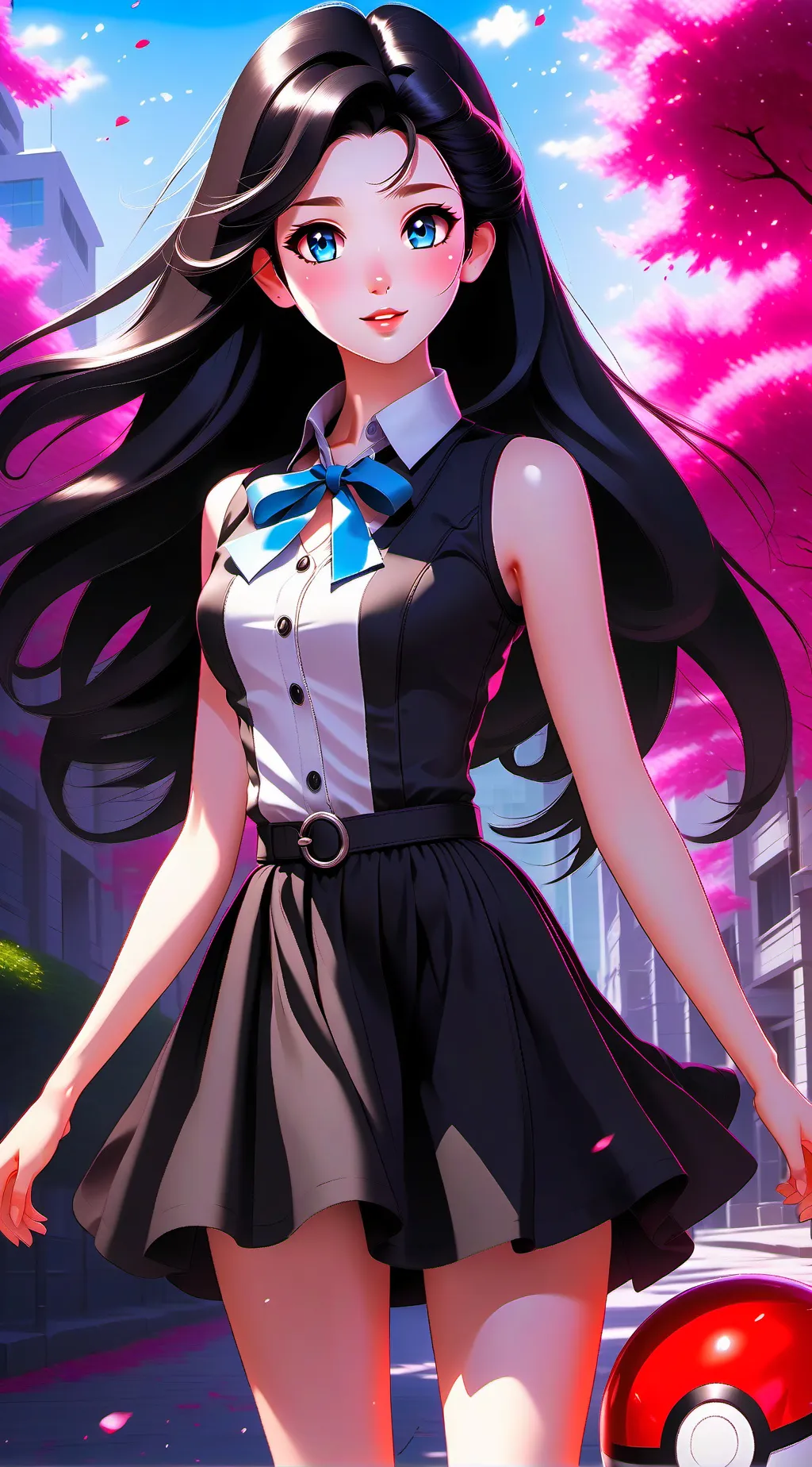 ai character: Sakura Lin background