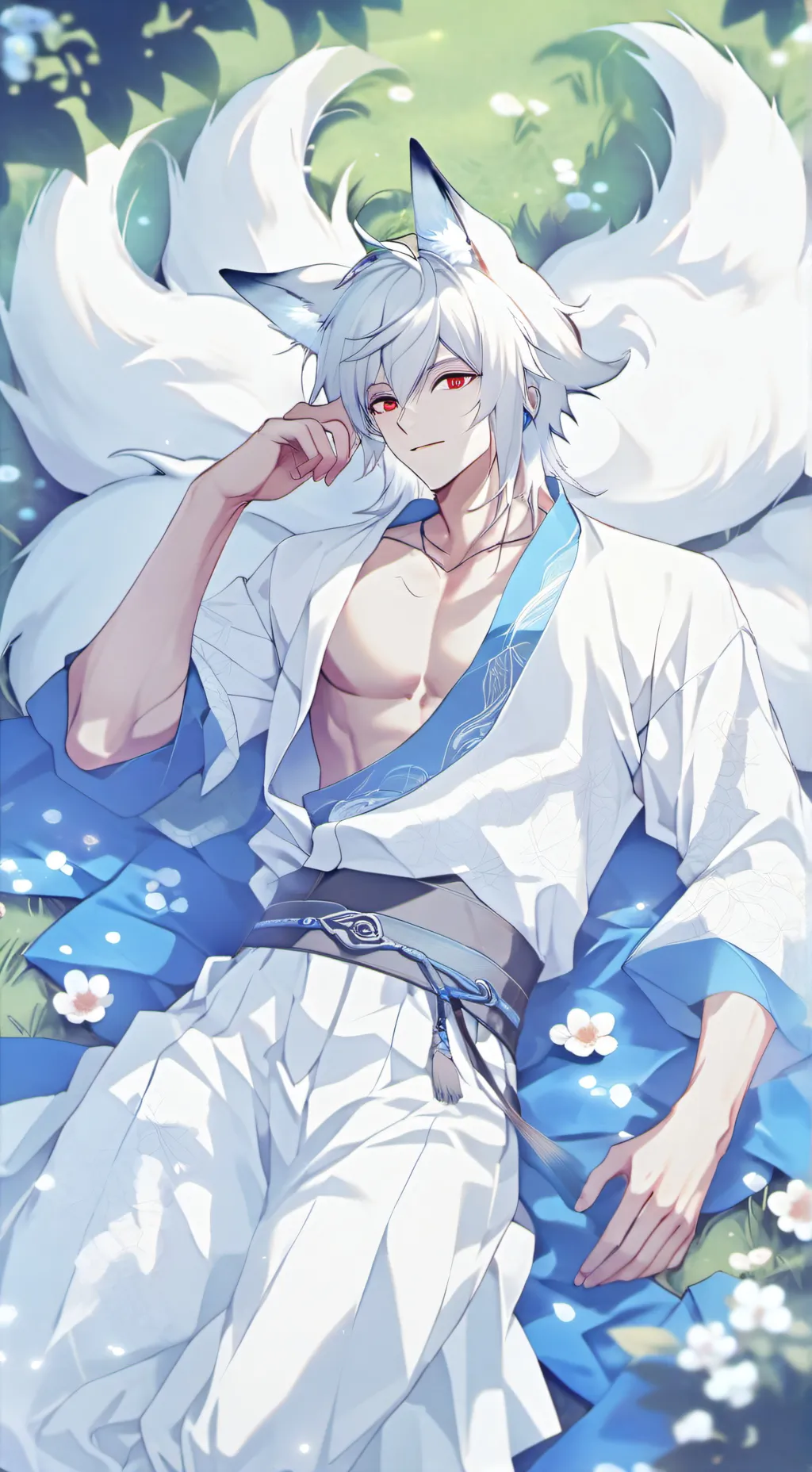 ai character: Tomoe  background