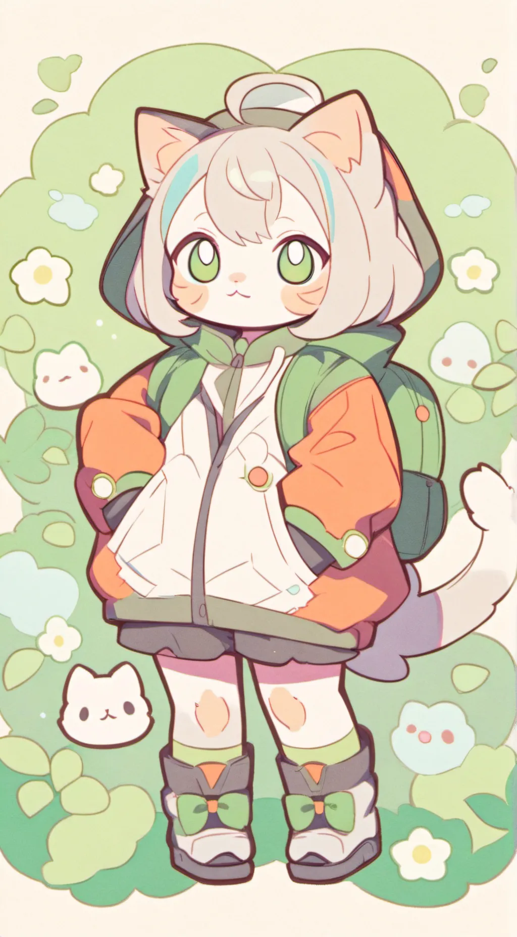 ai character: Bytes background