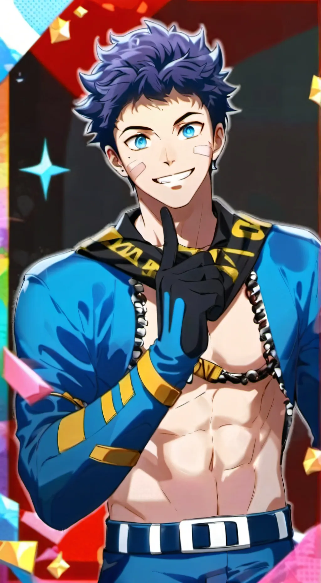 ai character: пир background