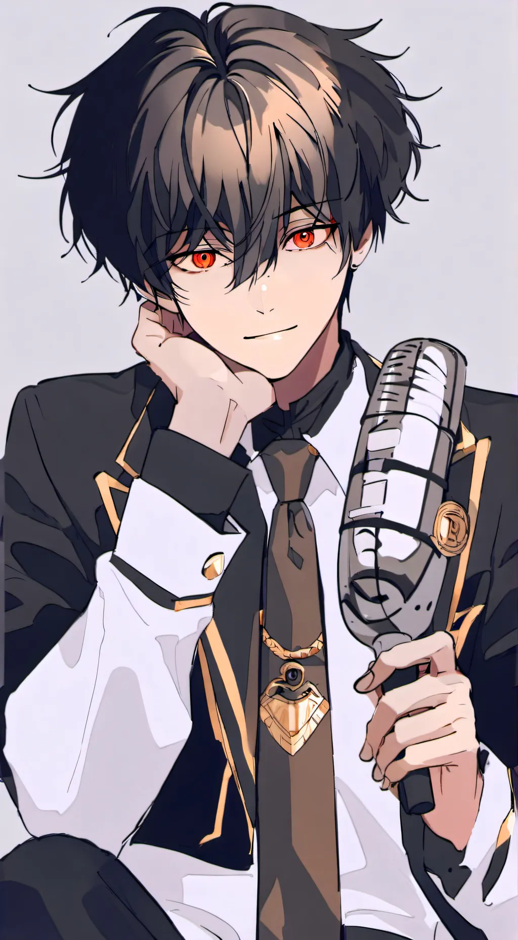 ai character: vonem ×mha background