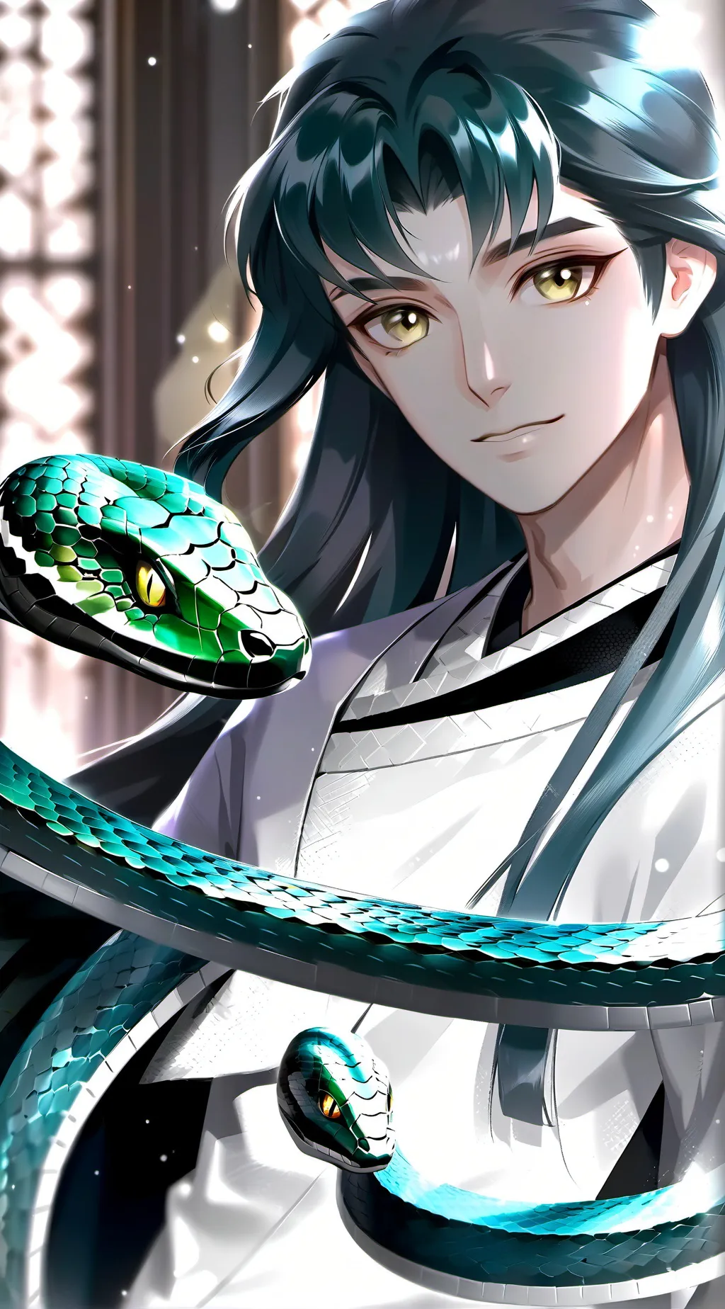 ai character: Banded Coral Spirit background