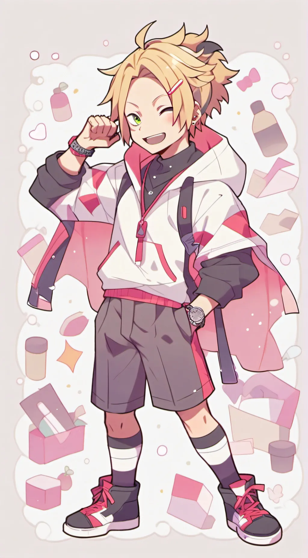 ai character: zake background