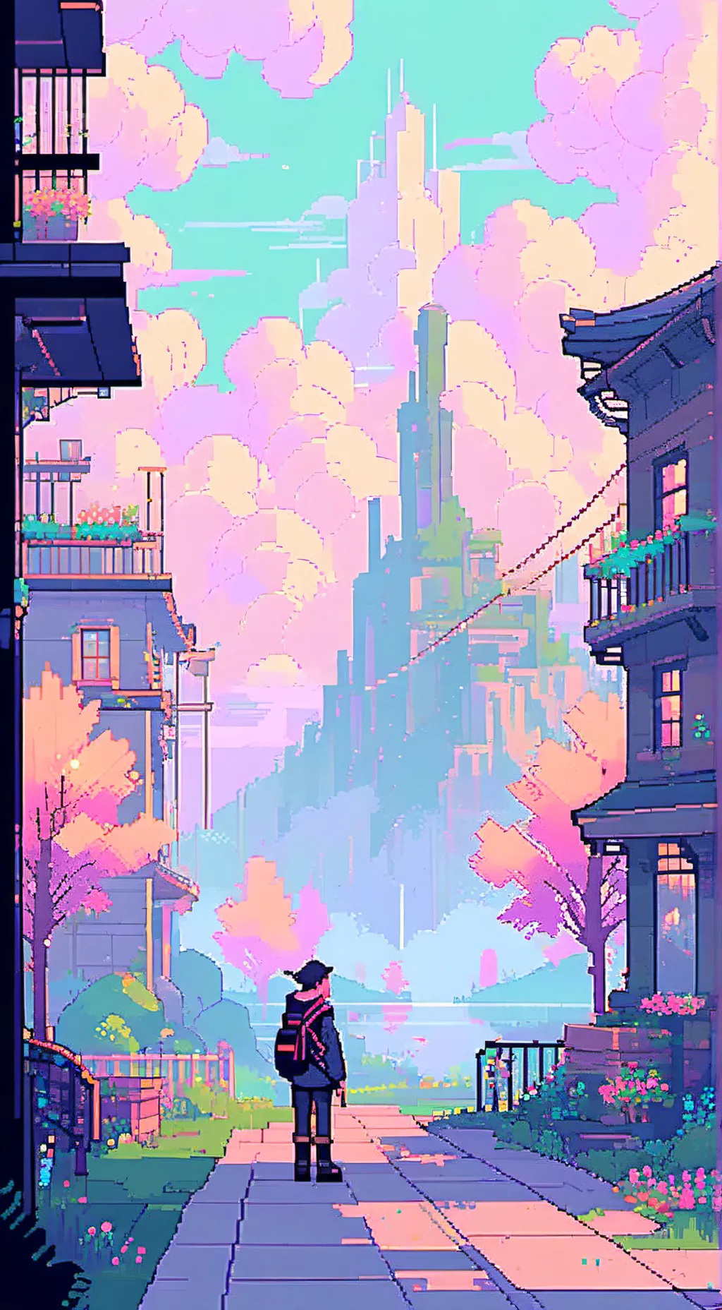 ai character: ben drowned  background