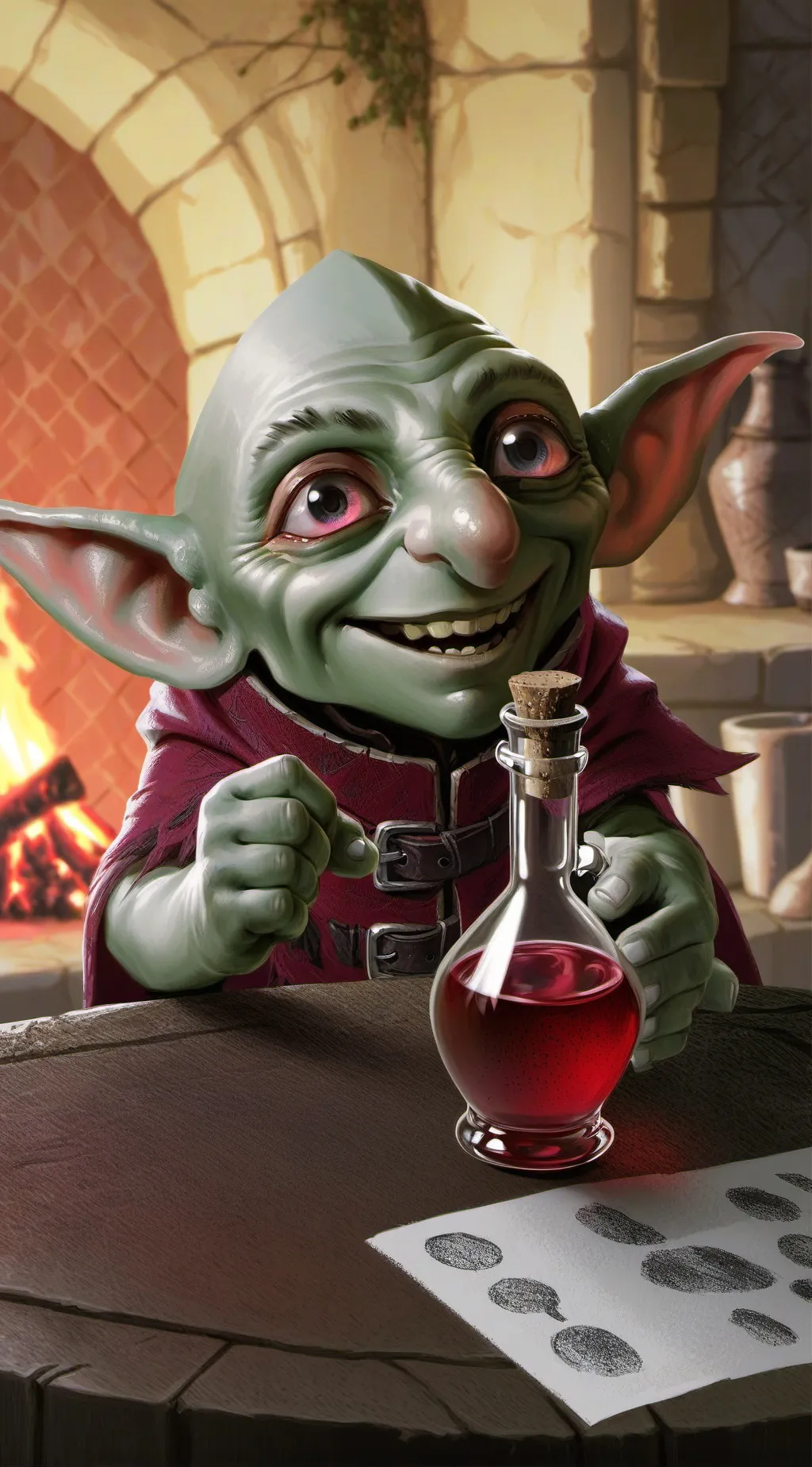 ai character: Garo background