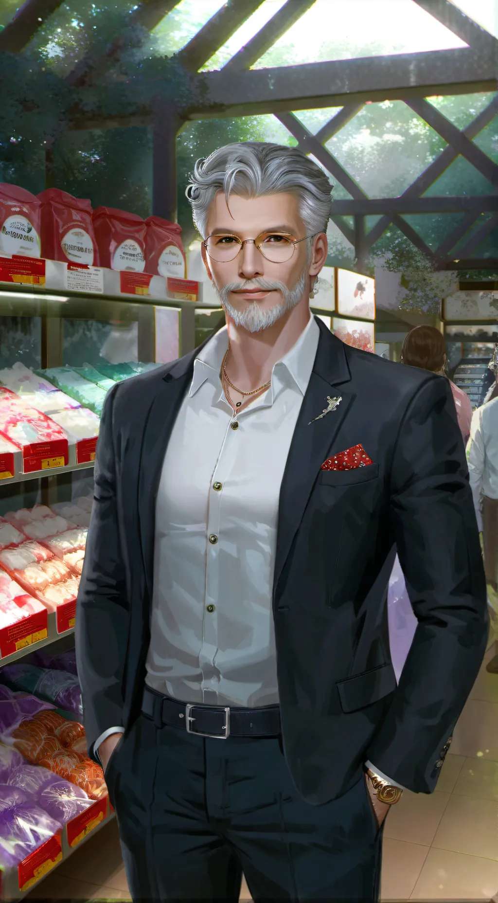 ai character: Amilcar Saenz  background