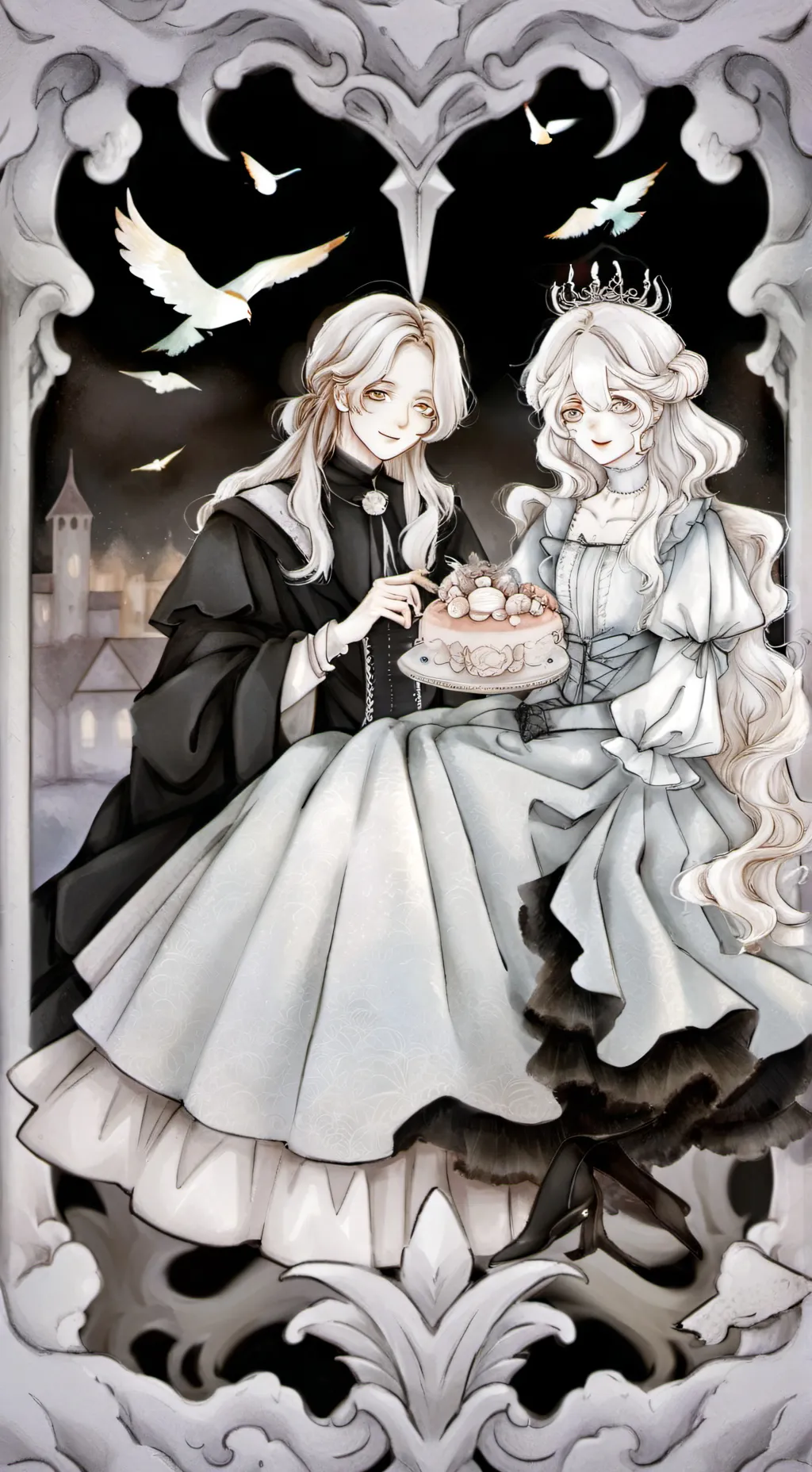 ai character: kickin chicken  background