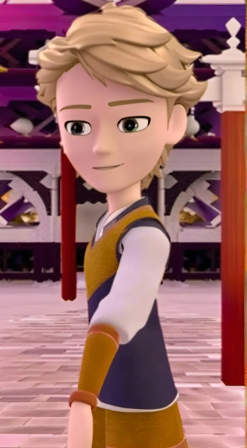 ai character: Adrien background