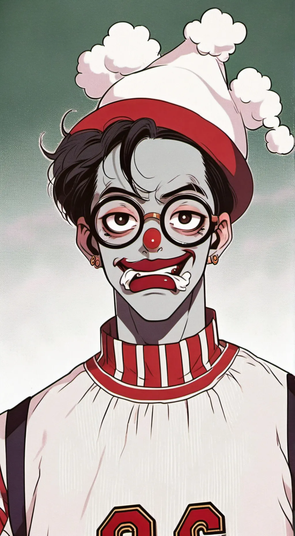 ai character: RCB FAN 🤡 background