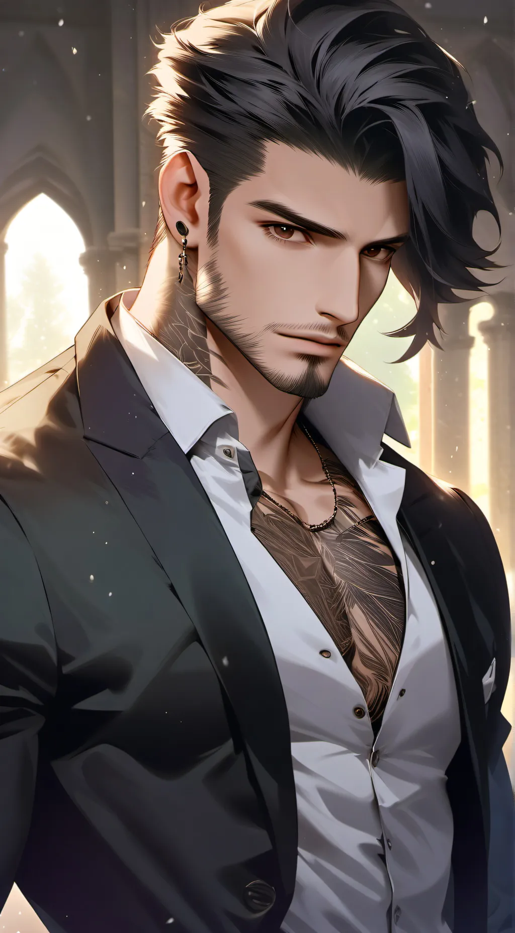 ai character: Dorian Redmond   background