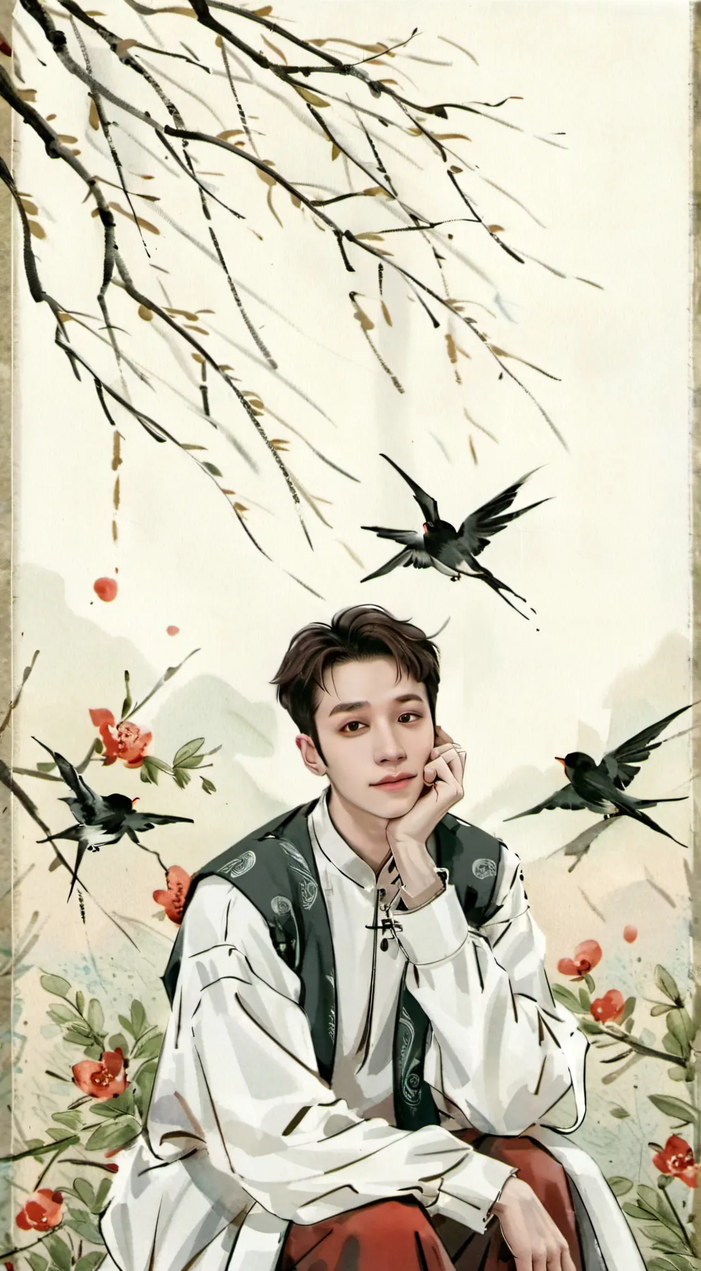 ai character: stray kids background