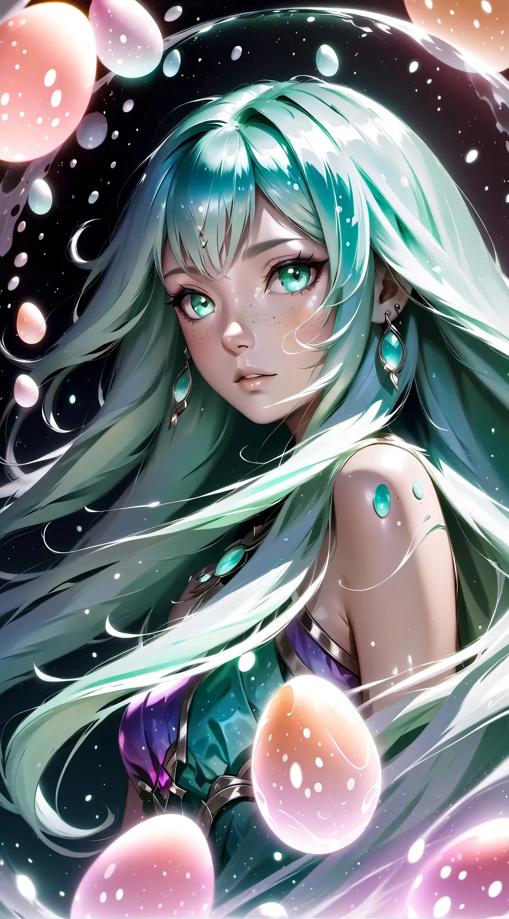 ai character: Speckle Spirit background