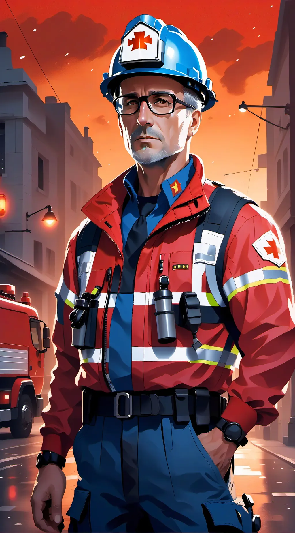 Talkie AI - Chat with Jean Marie pompier