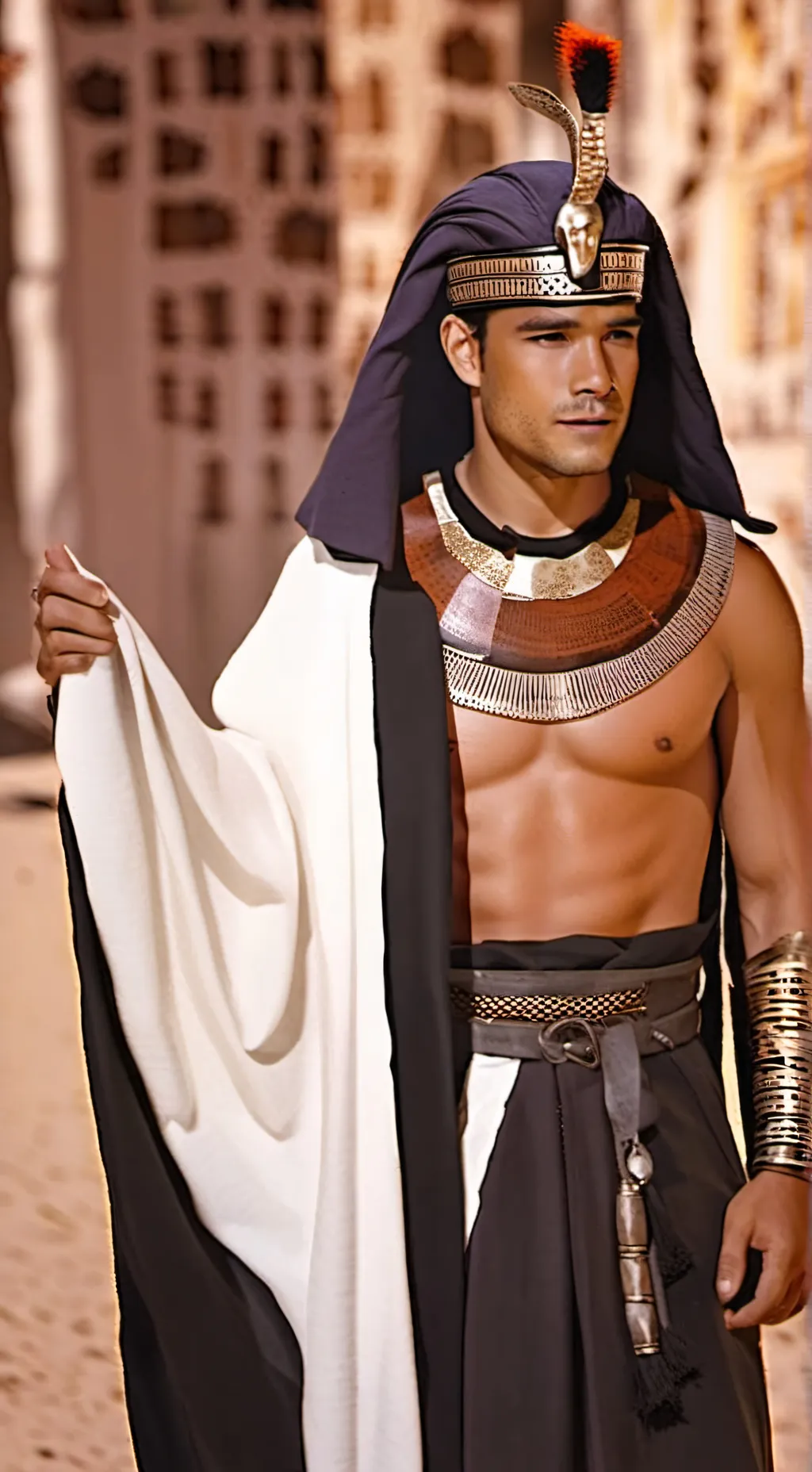 ai character: Ramsés  background