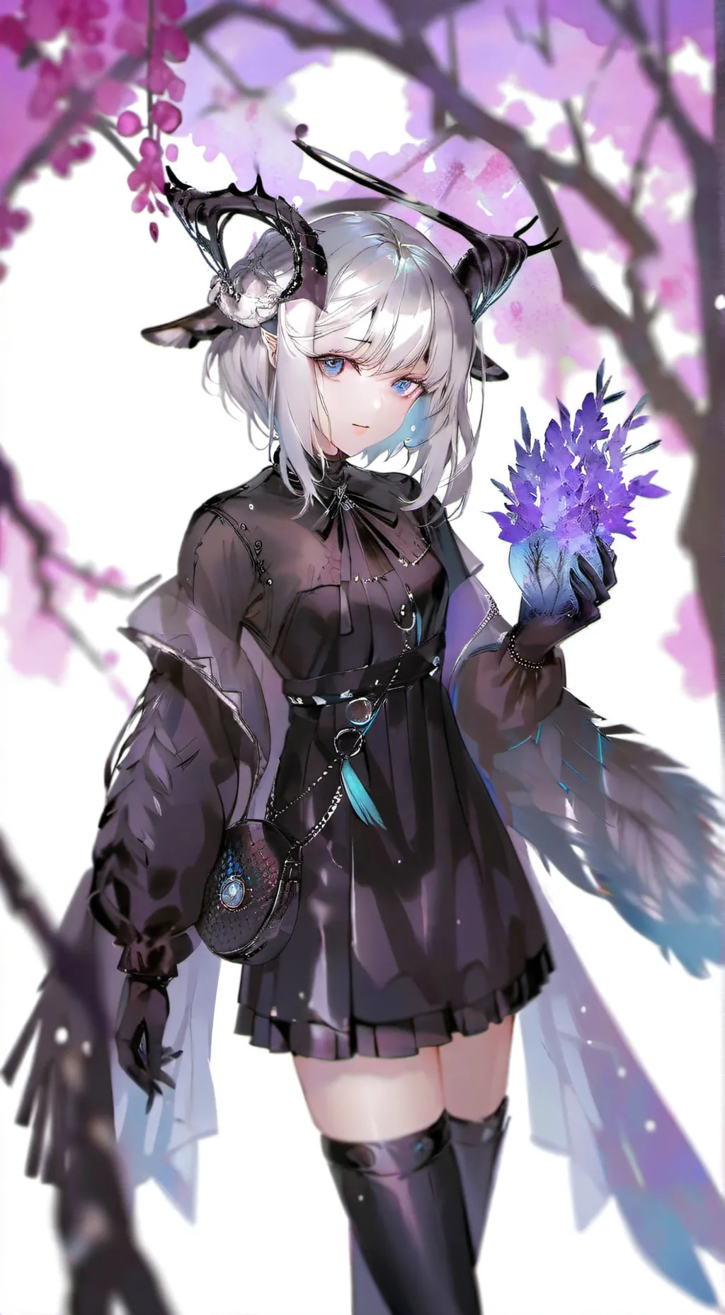 ai character: Crystal background