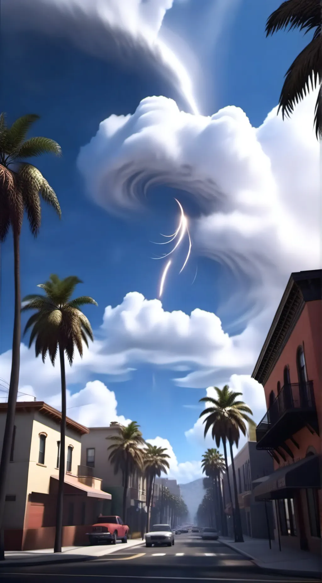 ai character: Hurricane Sandy background