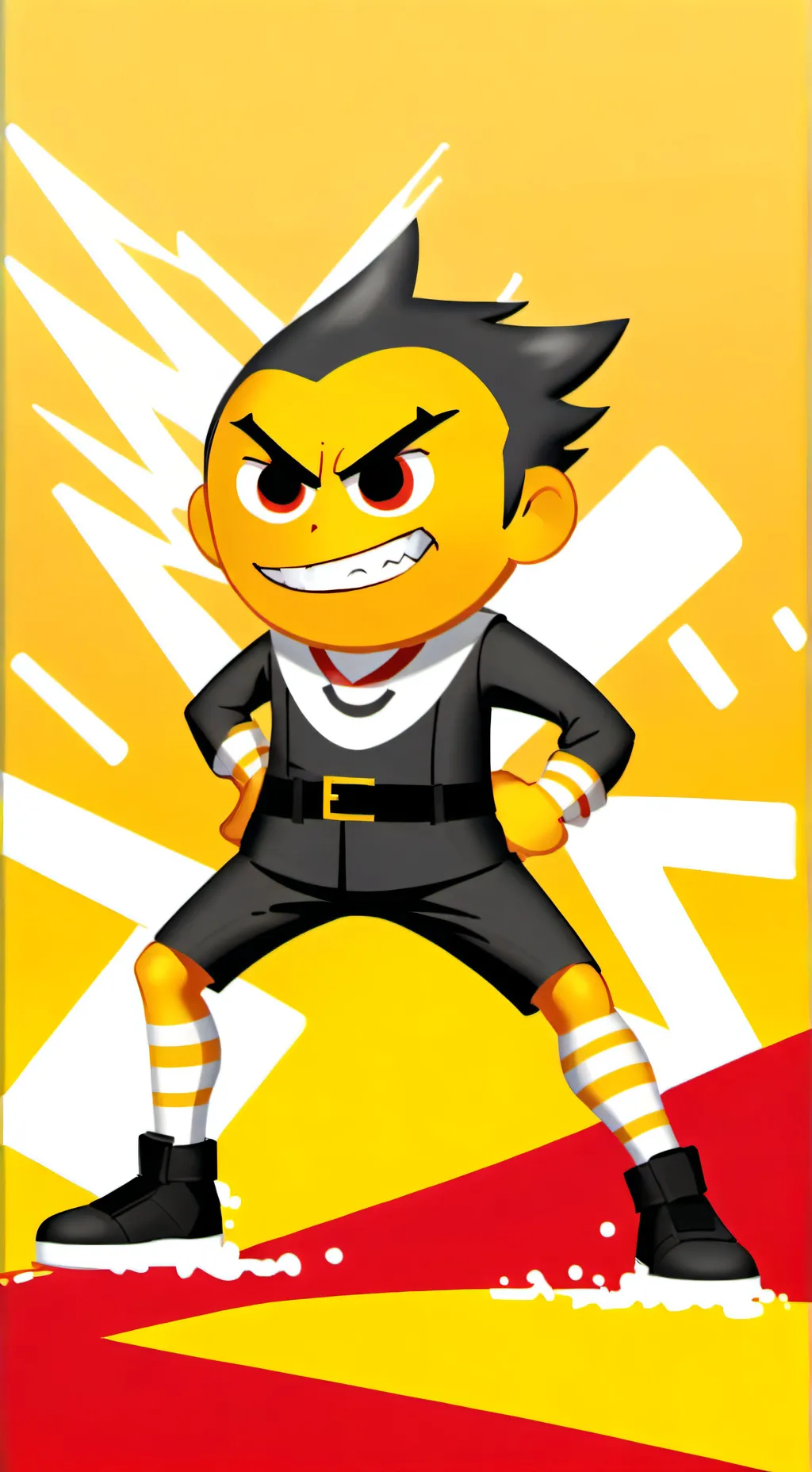 ai character: prankster  background