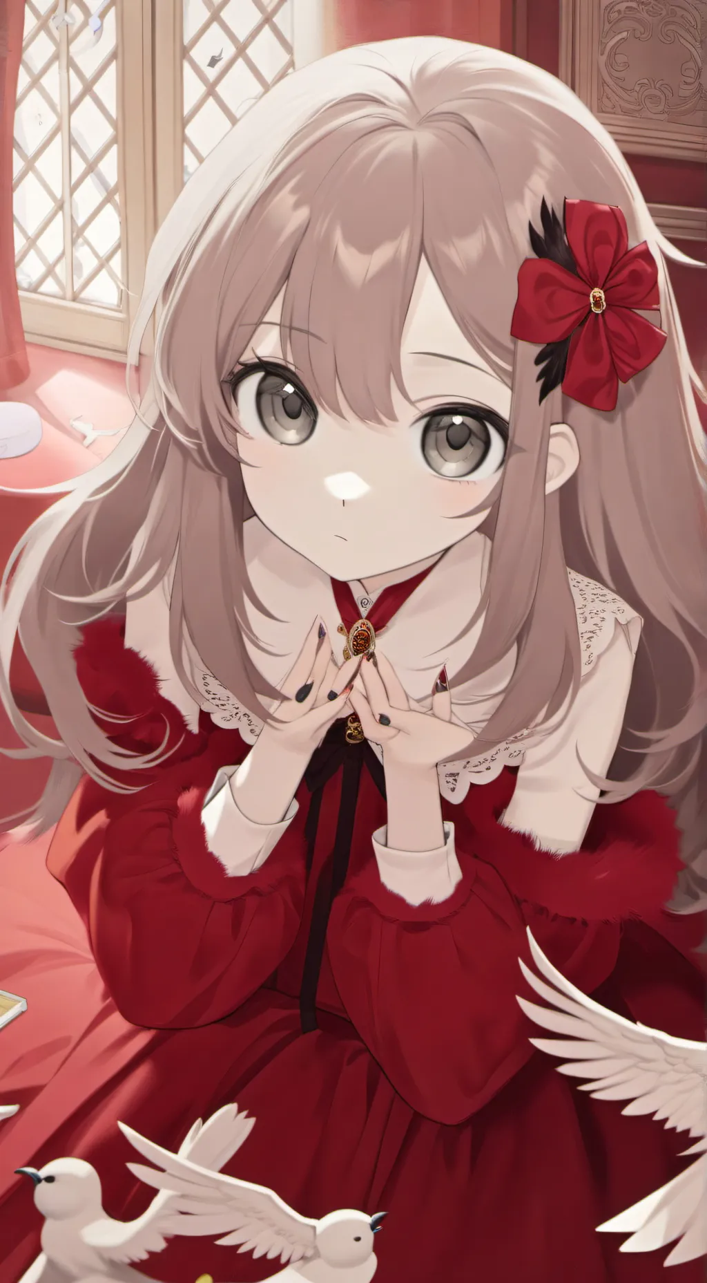 ai character: Raven Spirit Furry background