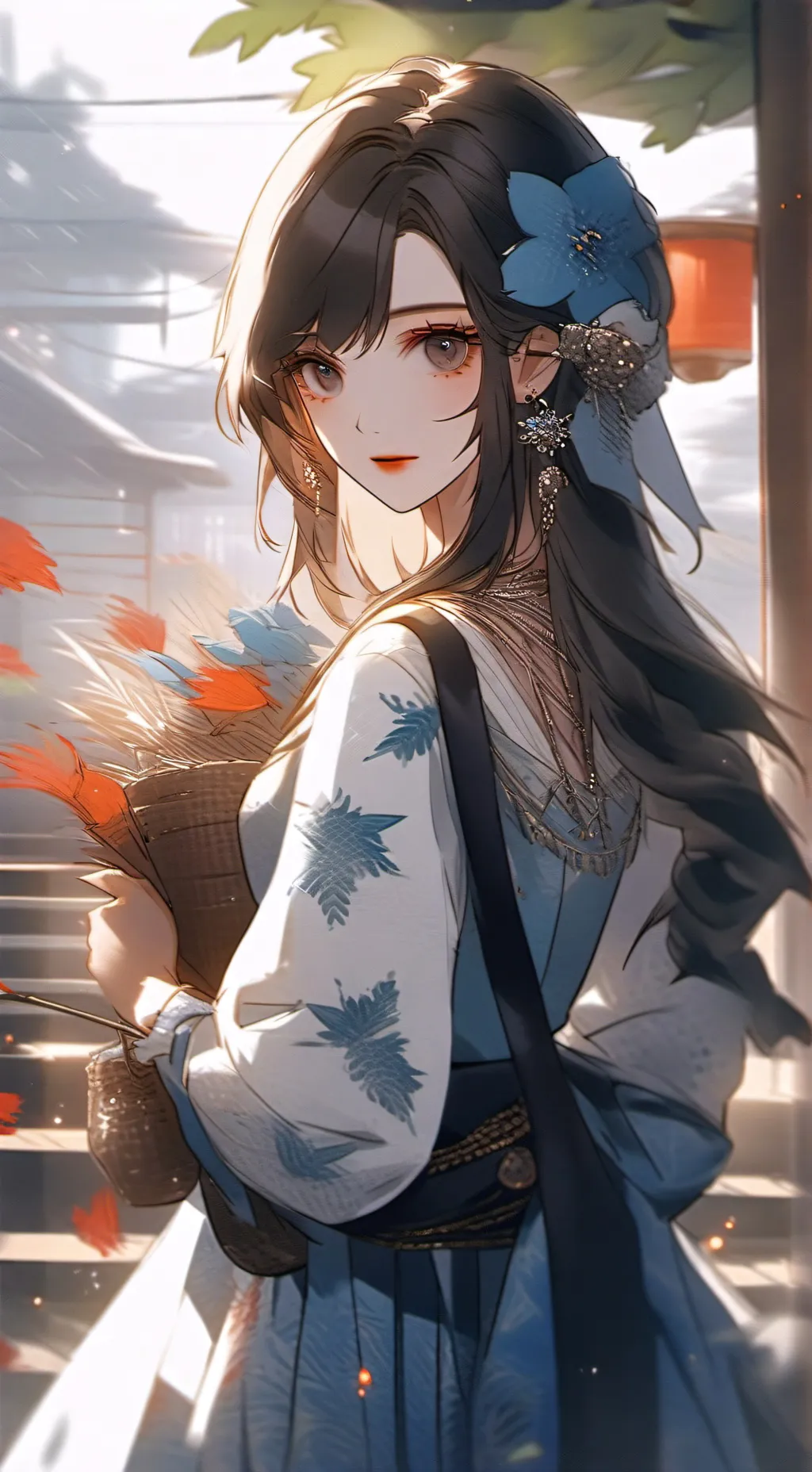 ai character: mascota  background