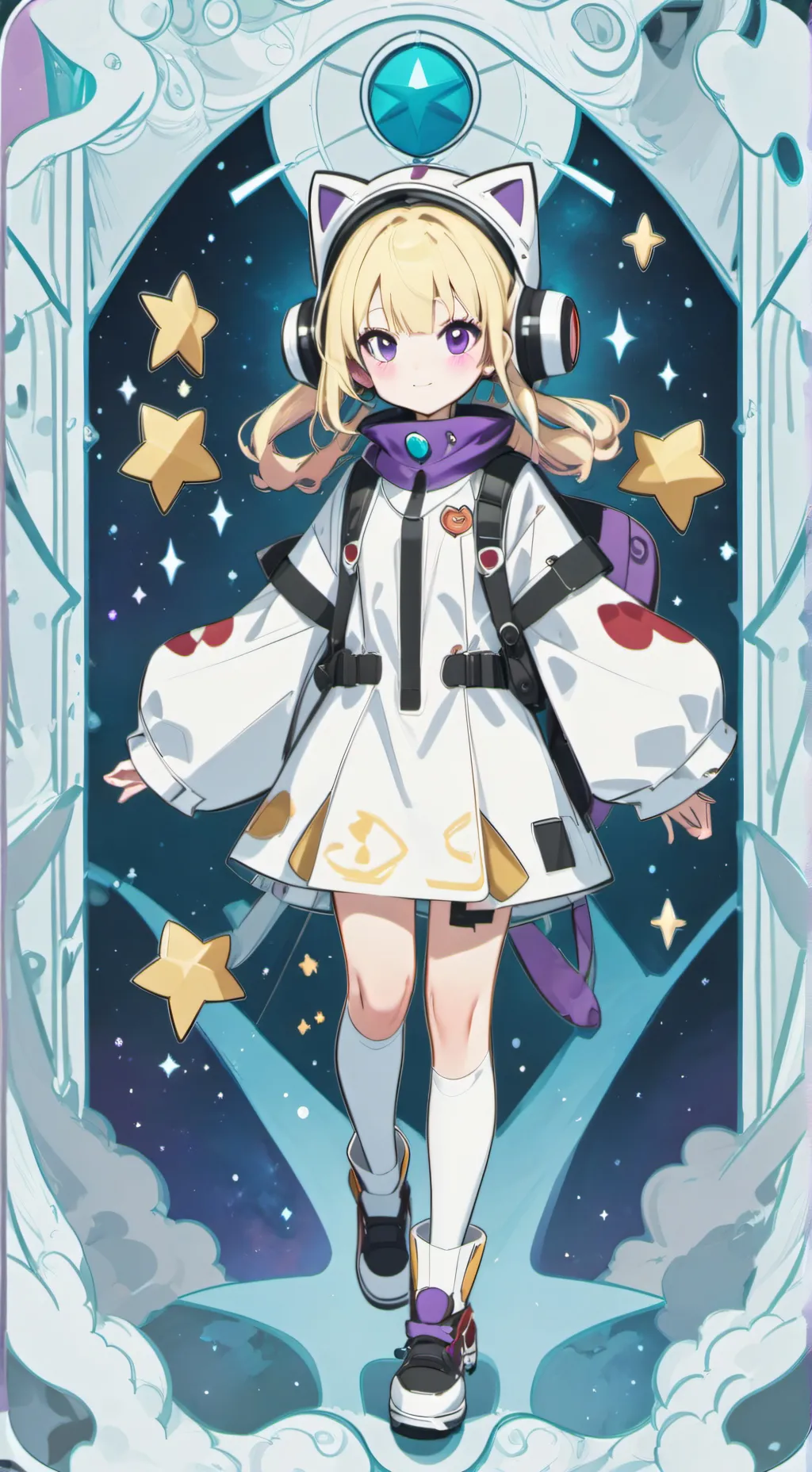 ai character: dingdongping  background