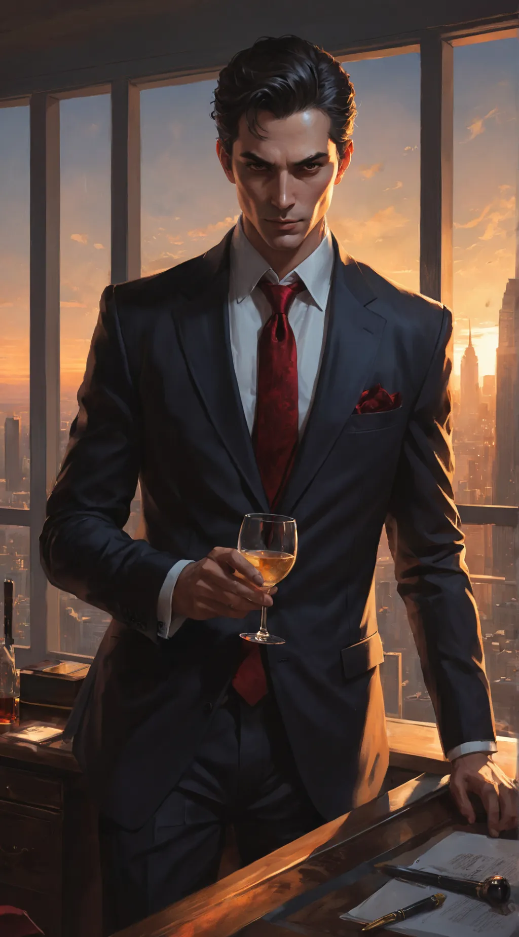 ai character: Lucien background