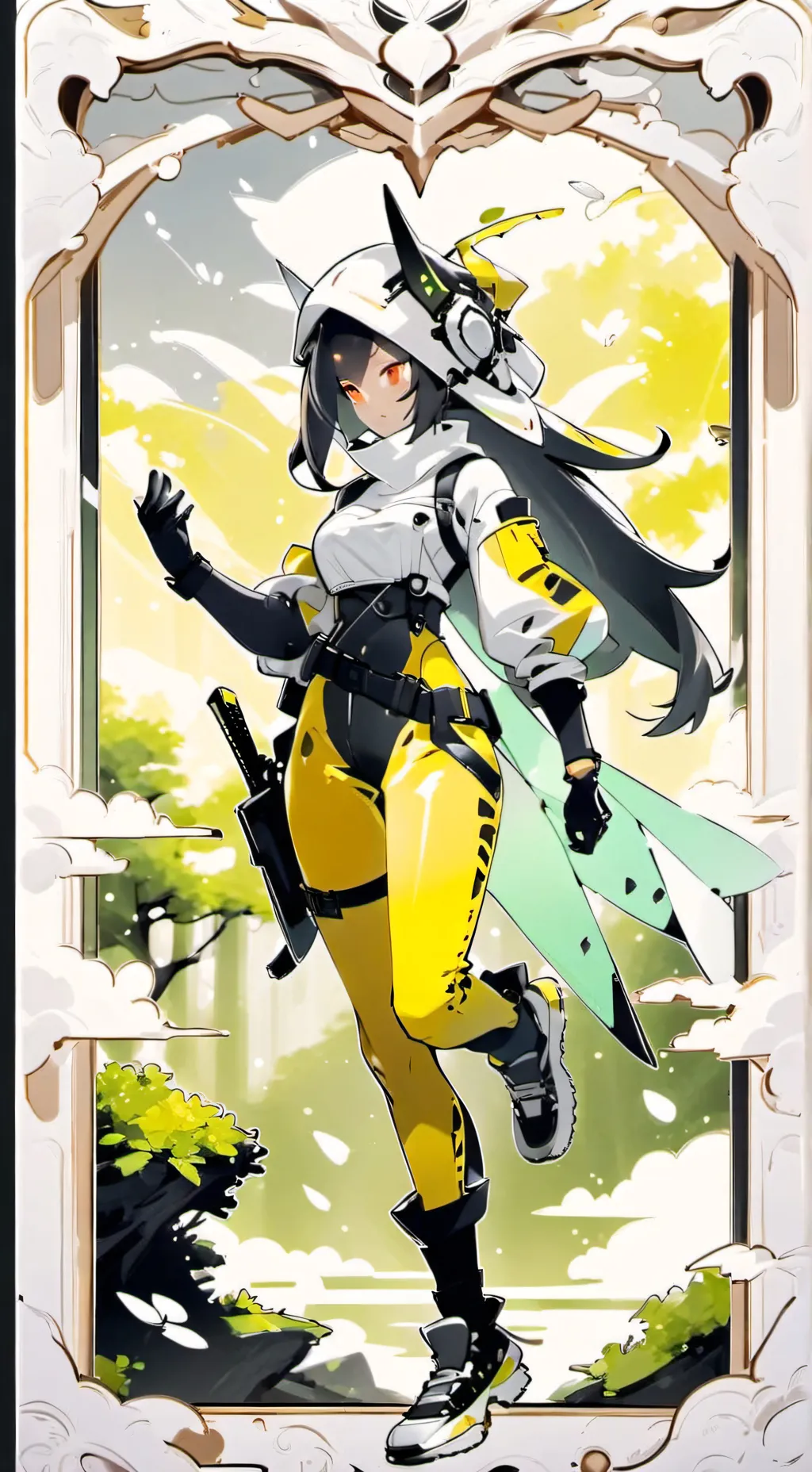 ai character: селия background