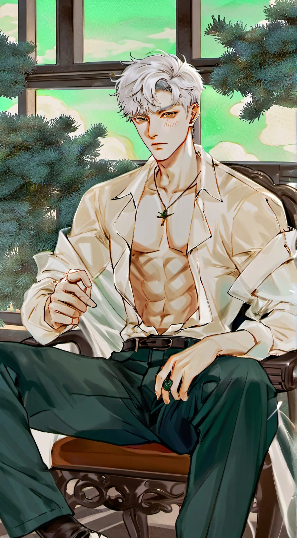 ai character: Elias😘😘 background