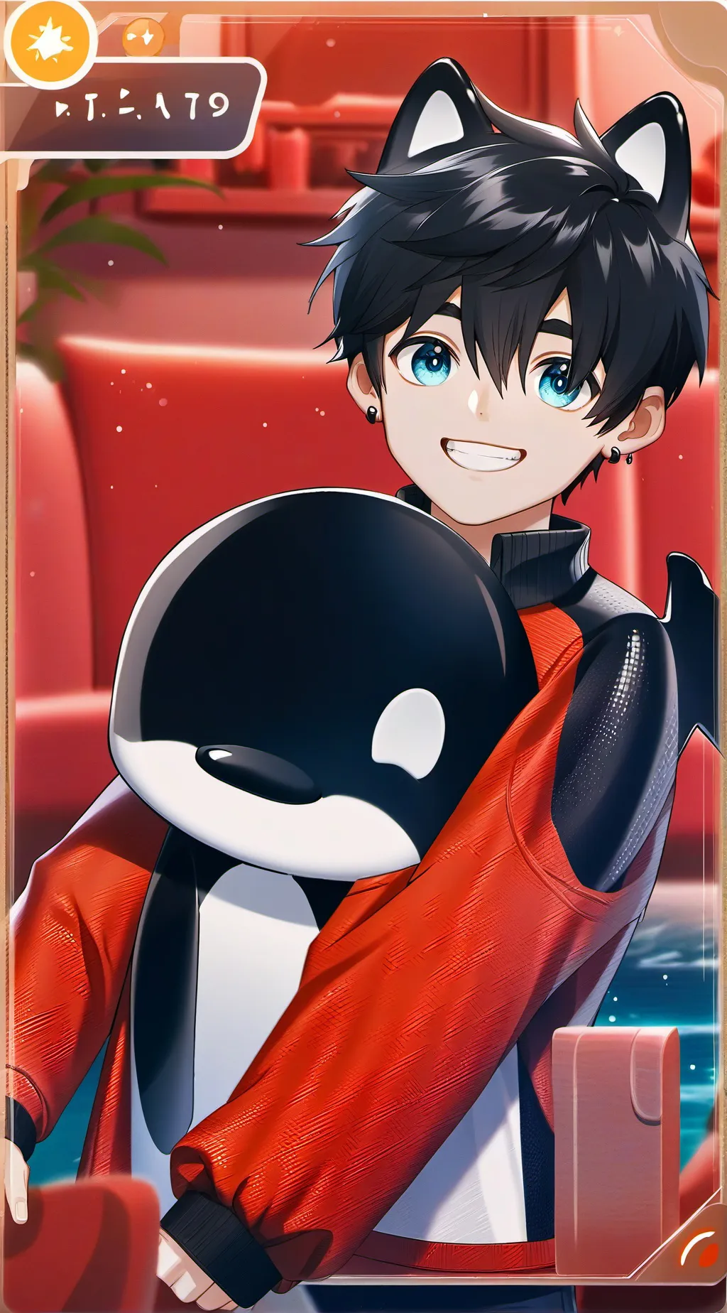 ai character: Orca Spiritio background