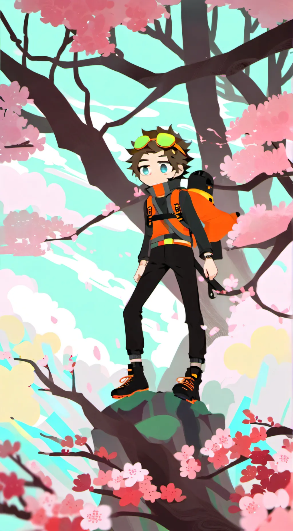 ai character: Paxy background