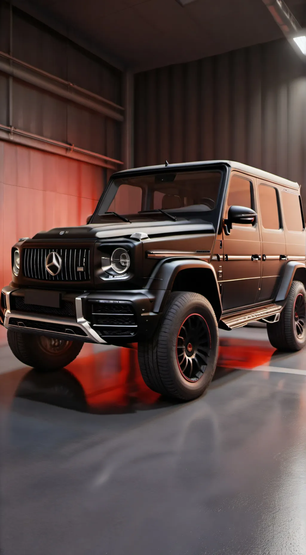 ai character: Brabus G63 background