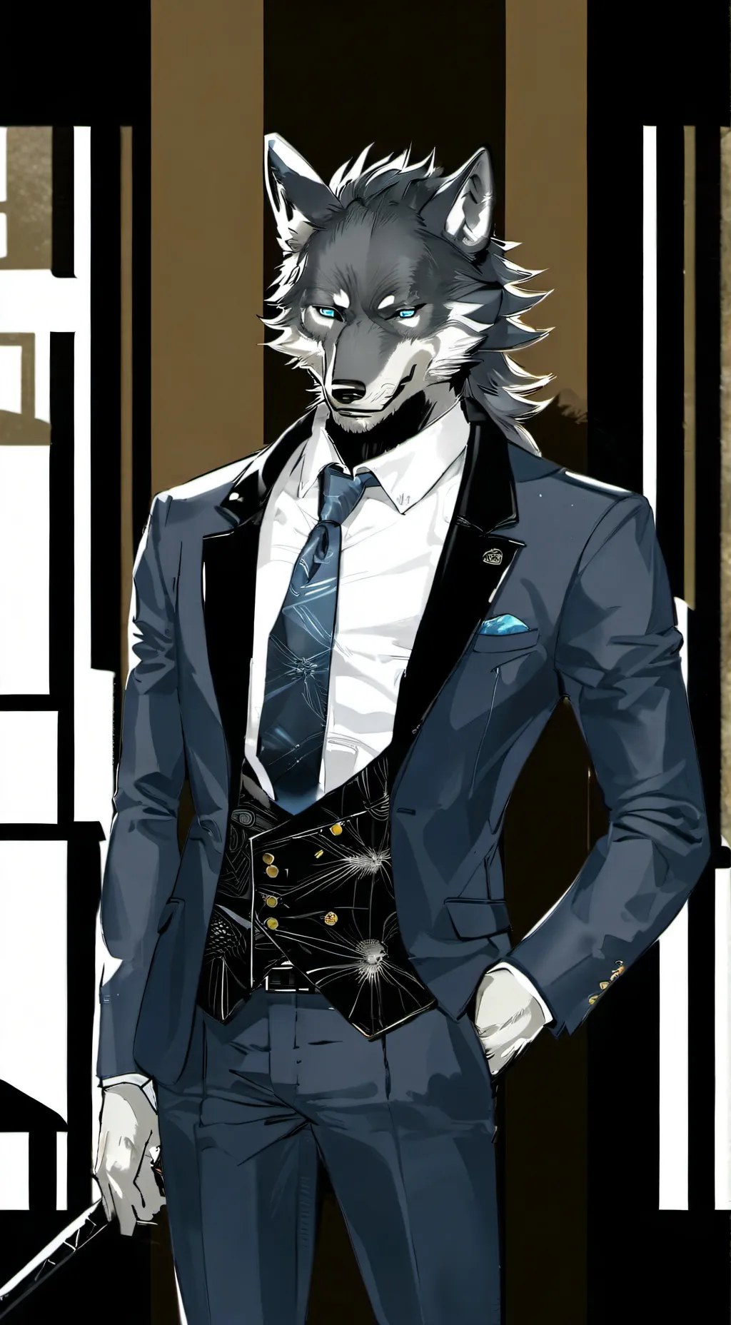 ai character: Wolfgang  background