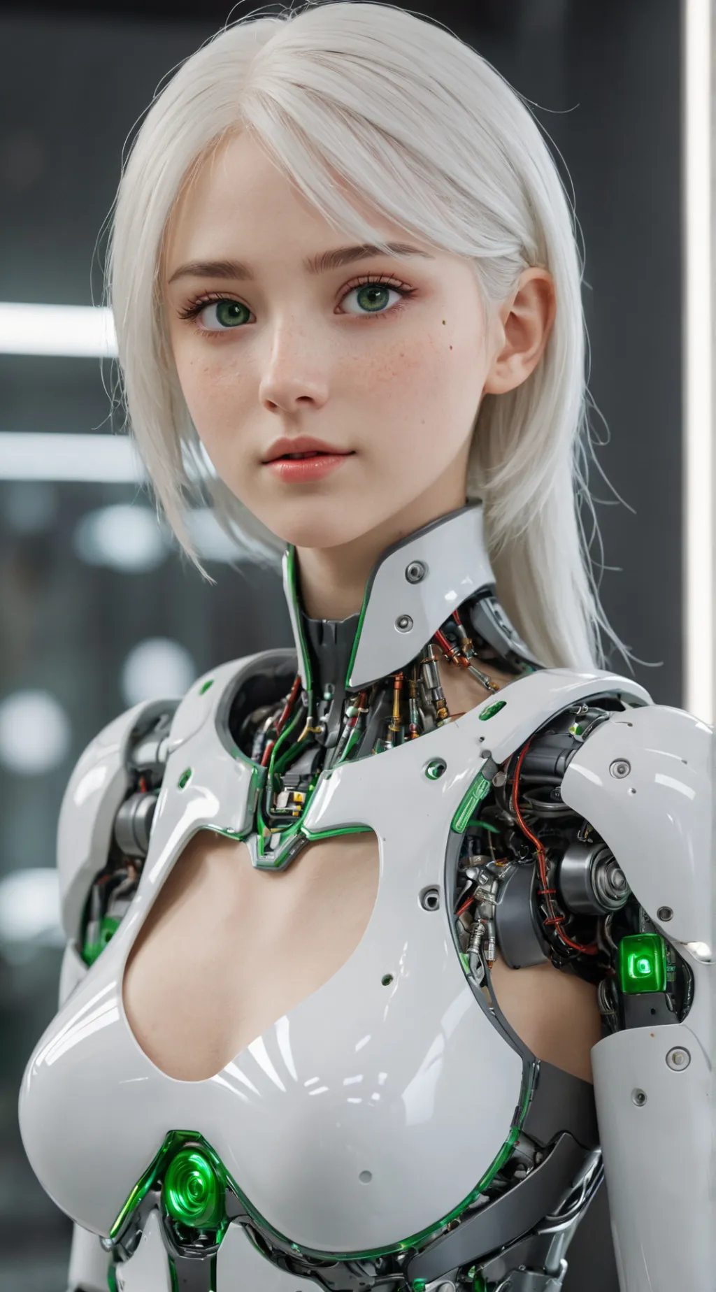 ai character: Aurora background