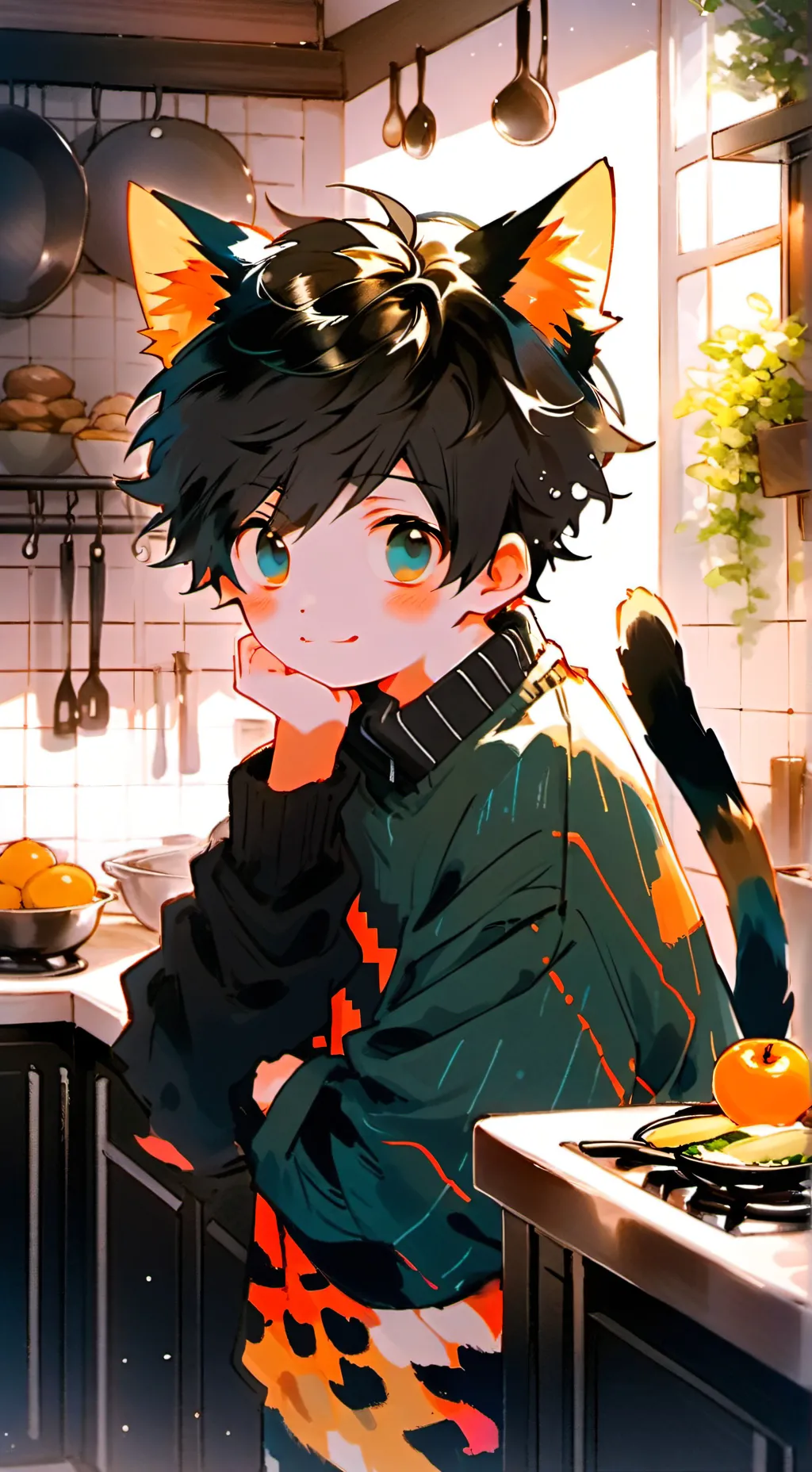 ai character: Polka Dot Mimic background