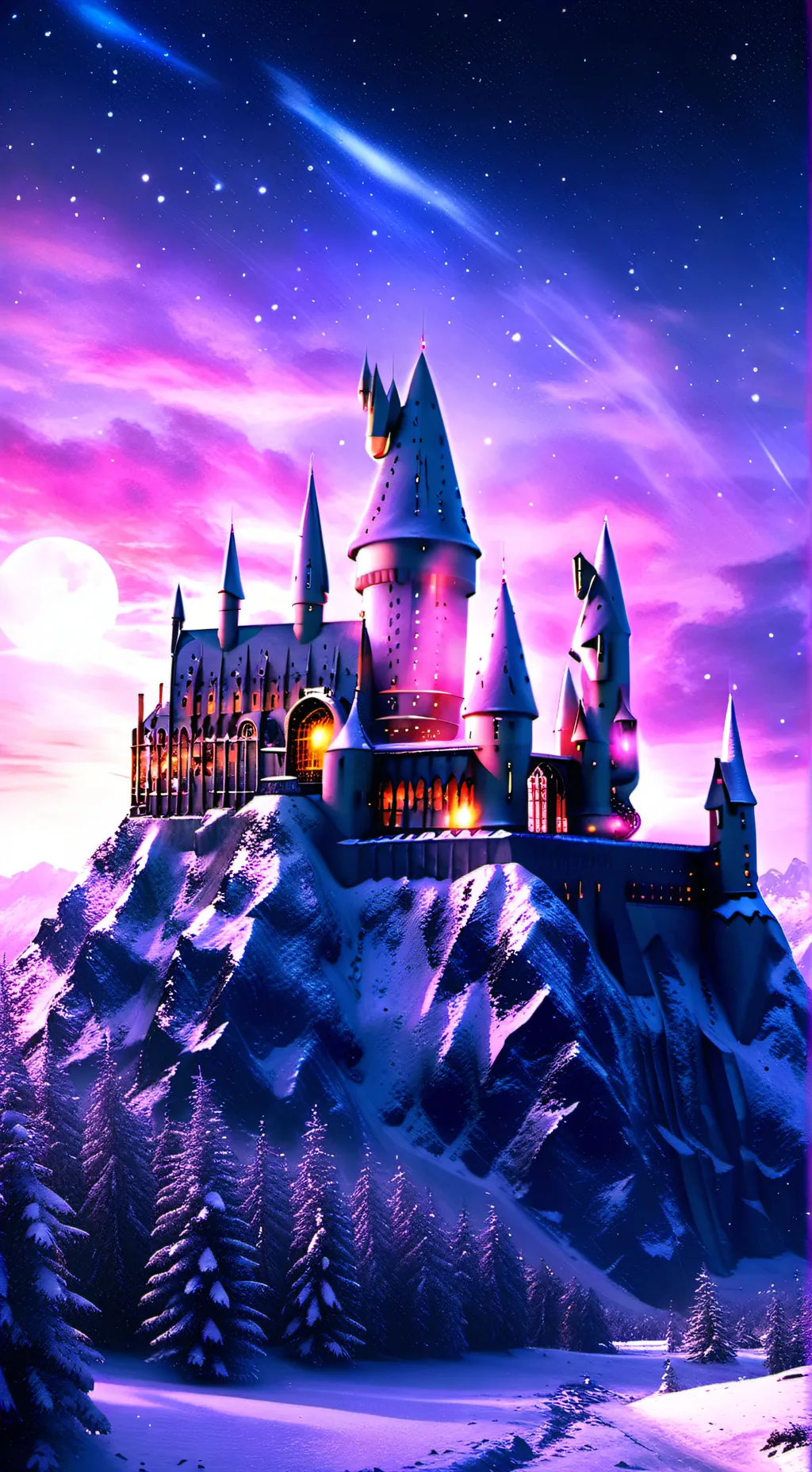 ai character: Hogwarts u start background